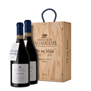 Vinho Tinto Português Herdade de São Miguel Pé de Mãe 2 garrafas 750ml com Caixa