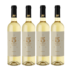 Kit de Vinhos Brancos Portugueses 5 Elementos 4 garrafas 750ml