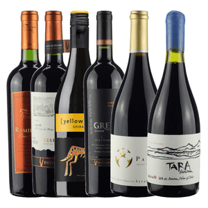 Kit de Vinhos Tintos Syrah/Shiraz 6 garrafas 750ml