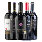 Kit-de-Vinhos-Tintos-Primitivo-5-garrafas-750ml