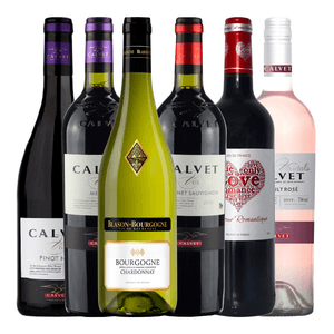 Kit de Vinhos Degustação França 6 garrafas 750ml