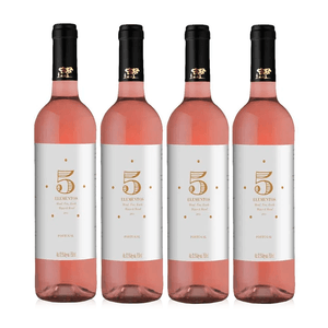 Kit de Vinhos Rosés Portugueses 5 Elementos 4 garrafas 750ml