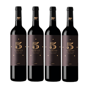 Kit de Vinhos Tintos Portugueses 5 Elementos 4 garrafas 750ml