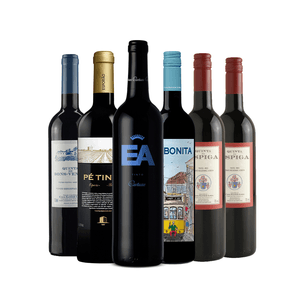 Kit de Vinhos Tintos Portugueses Famosos de Portugal