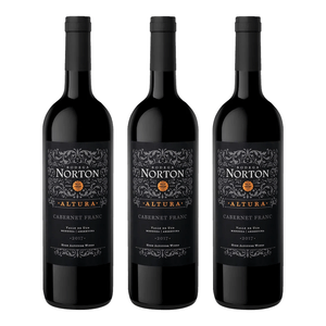 Kit de Vinhos Tintos Argentinos Norton Altura Cabernet Franc 750ml