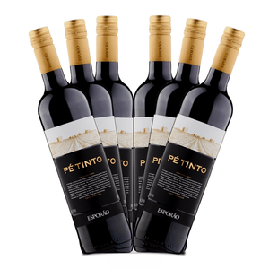 Kit de Vinhos Tintos Pé Tinto c/6 garrafas 750ml
