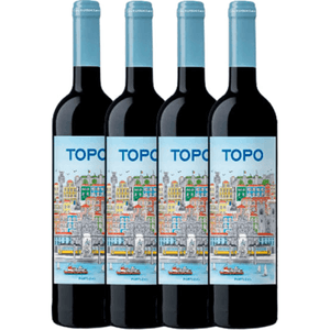 Kit de Vinhos Tinto Português TOPO c/4 garrafas 750ml