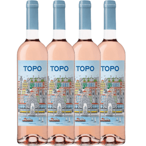 Kit de Vinhos Rosé Português TOPO c/4 garrafas 750ml