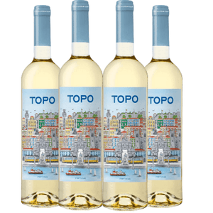Kit de Vinhos Branco Português TOPO c/4 garrafas 750ml