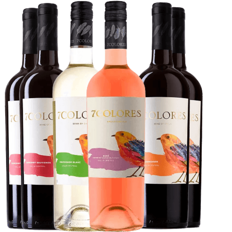 Kit-de-Vinhos-Chilenos-Mix-7Colores-com-6-garrafas-750ml