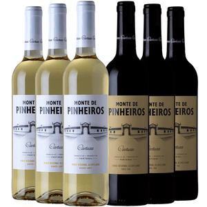 Kit de Vinhos Cartuxa Monte de Pinheiros Mix c/6 garrafas 750ml