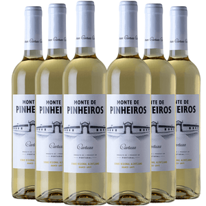 Kit de Vinhos Brancos Cartuxa Monte de Pinheiros c/6 garrafas 750ml