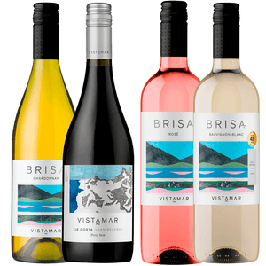 Kit Misto de 4 Vinhos Chilenos Vistamar