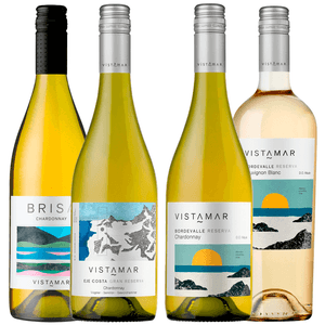 Kit de 4 Vinhos Chileno Brancos Vistamar