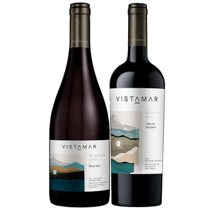 Kit 2 Vinhos Chilenos Vistamar Block Series Pinot Noir/ Cabernet Sauvignon