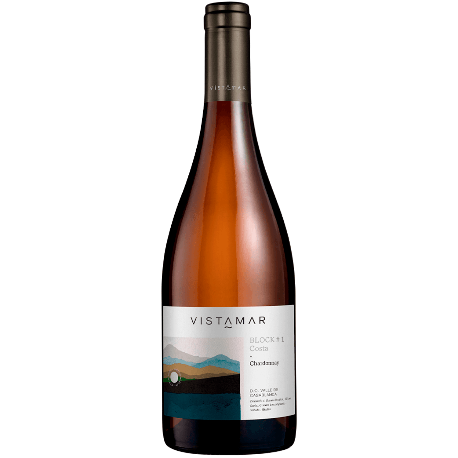 Vinho Vistamar Branco Seco Chile Block Series Chardonnay 750ml