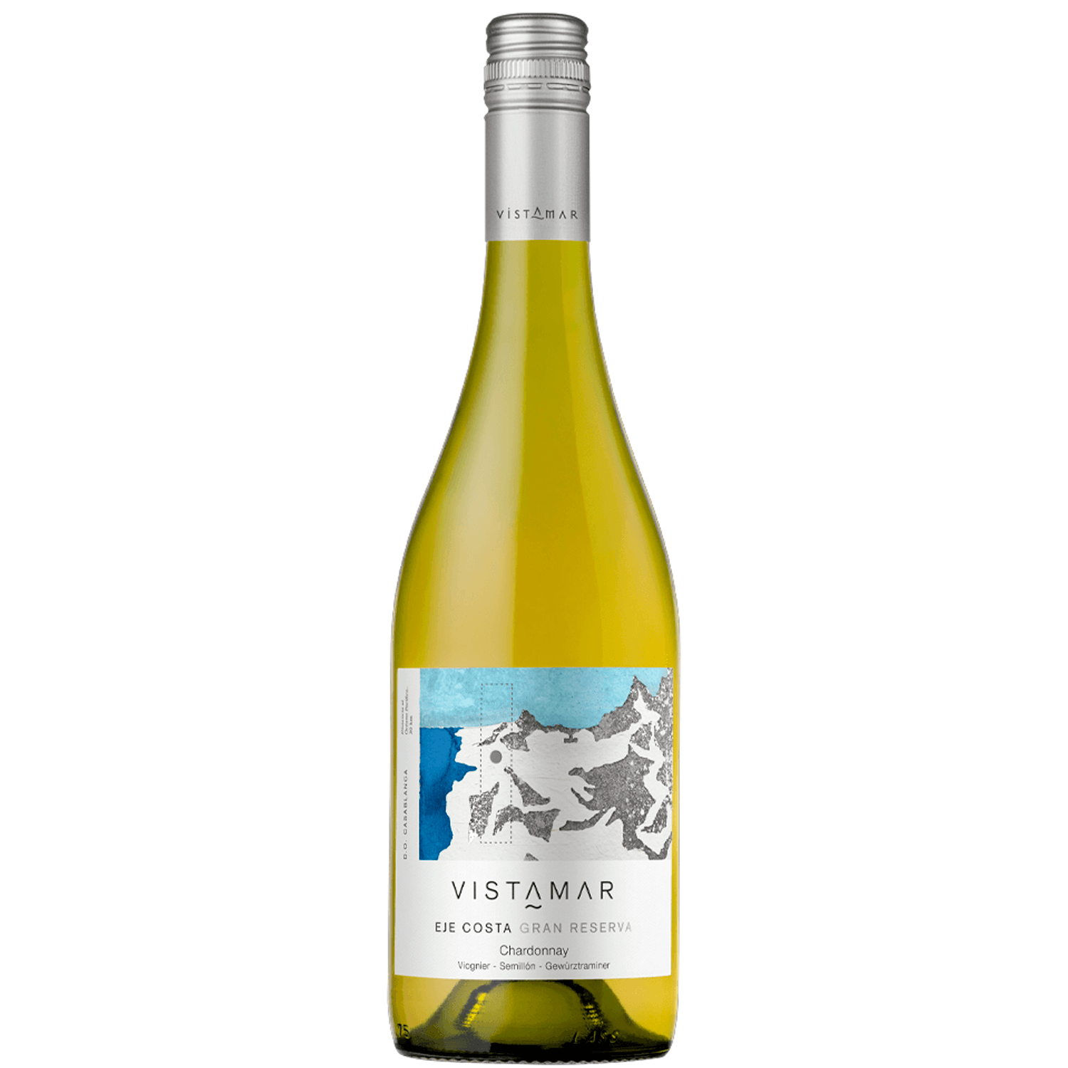 Vinho Vistamar Branco Seco Chile Eje Gran Reserva Chardonnay 750ml