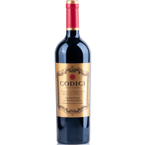 Vinho Tinto Italiano Codici Masserie Primitivo Di Manduria 750ml