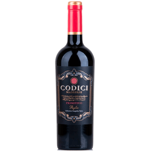 Vinho Tinto Italiano Codici Masserie Primitivo Puglia 750ml