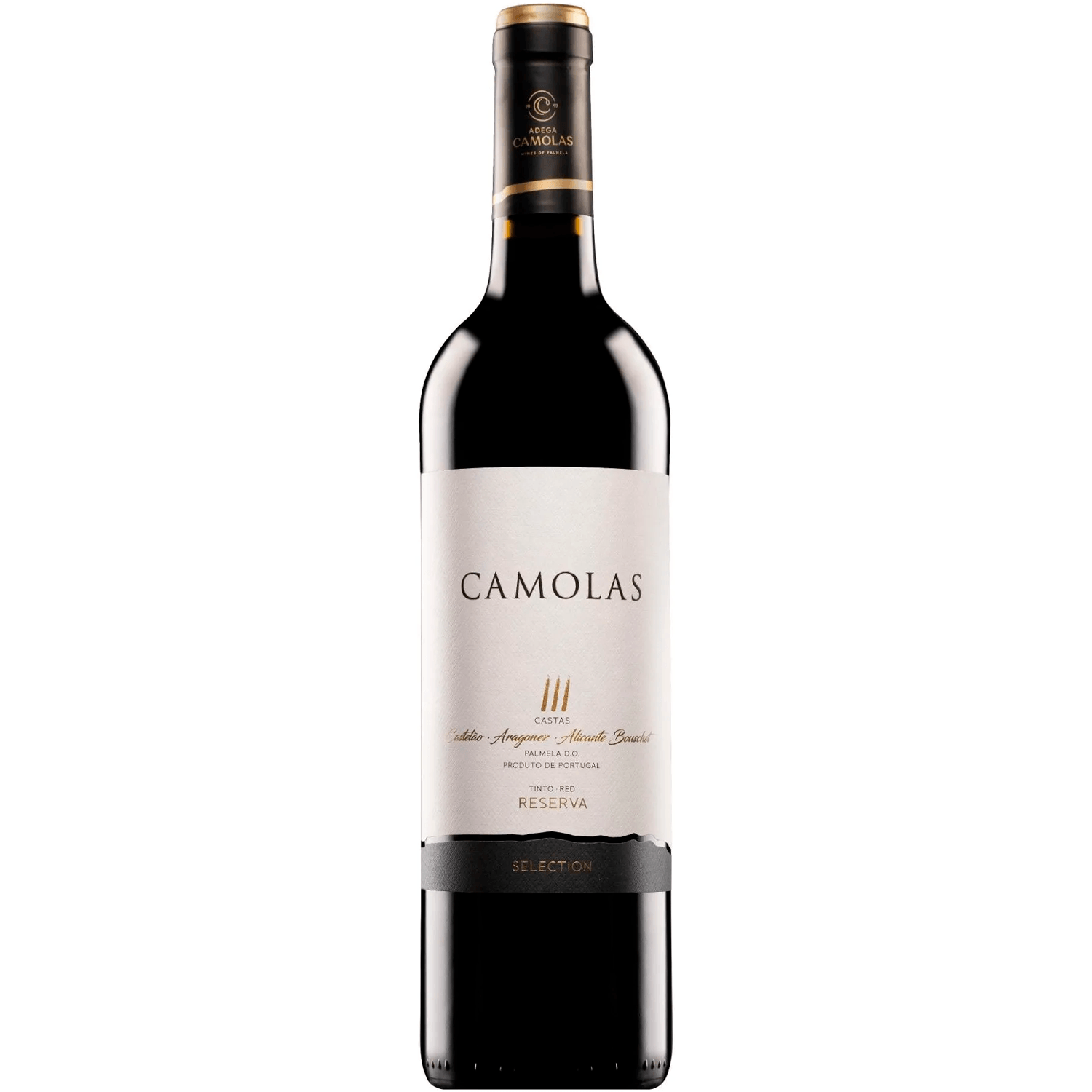 Vinho Adega Camolas Tinto Seco Portugal Selected Reserve Alicante Bouschet, Aragonez, Castelão 750ml