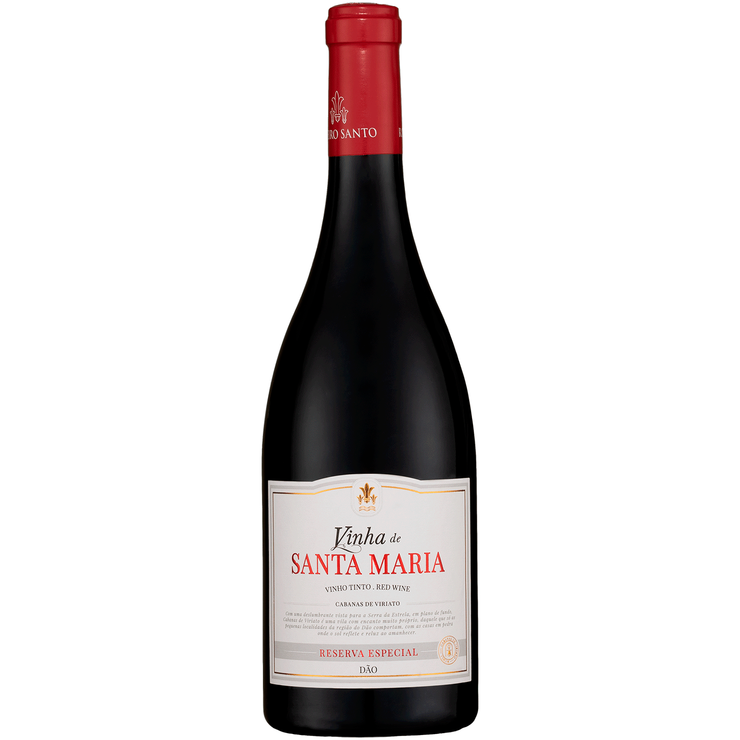 Vinho Ribeiro Santo Tinto Seco Portugal Santa Maria Reserva Blend 2017 750ml