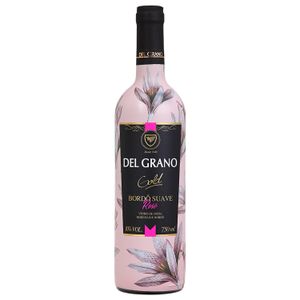 Vinho Rosé Brasileiro Del Grano Gold Bordo Suave 750ml