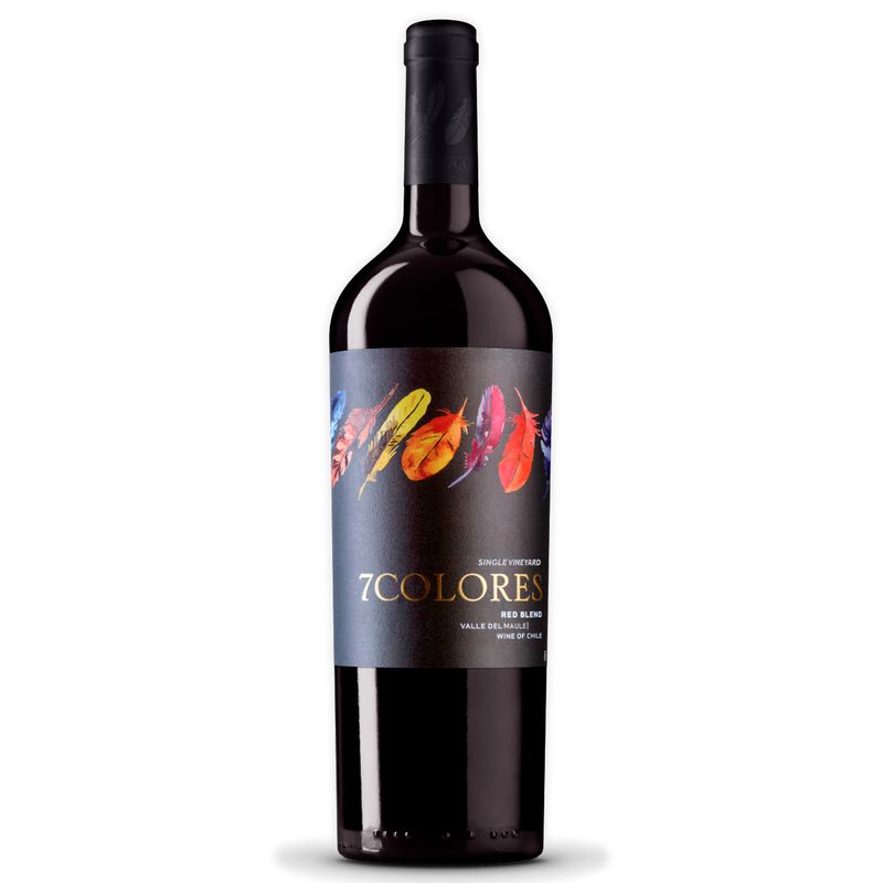 Vinho 7 Colores Tinto Seco Chile Single Vineyard Blend 750ml