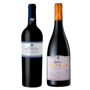 Kit 2 Vinhos Portugueses Herdade De São Miguel/ Santa Maria Reserva