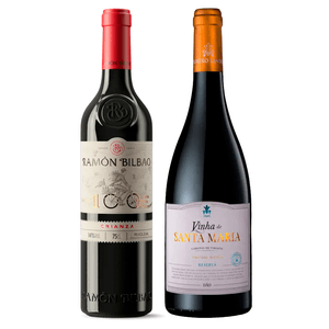 Kit 2 Vinhos Península Ibérica Ramón Bilbao Crianza/ Santa Maria Reserva