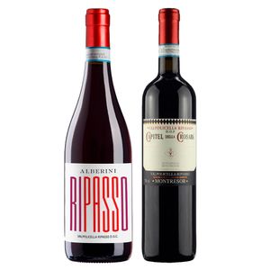 Kit 2 Vinhos Italianos Montresor Valpolicella Ripasso e Montresor Valpolicella Ripasso Alberini